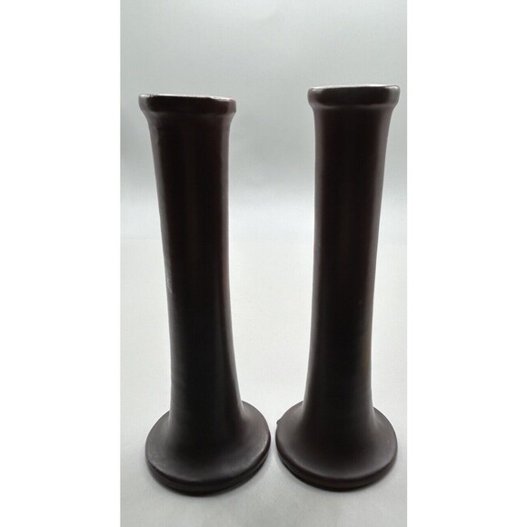 Van Briggle very early 1903-1920 Bud vases Purple Rose SET OF 2 - Picture 16 of 16